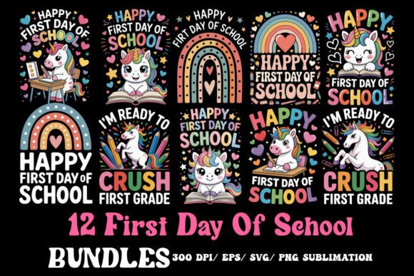 12 Kinder Garten Back to School Graphic