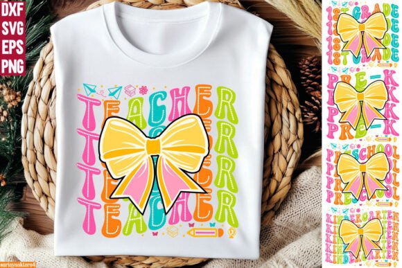 5 Coquette Back to School Svg Bundle