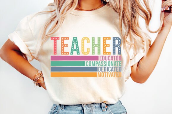 Back to School Motivational Teacher PNG for Creative Projects