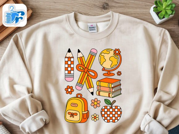 Cute Back to School Sublimation Design