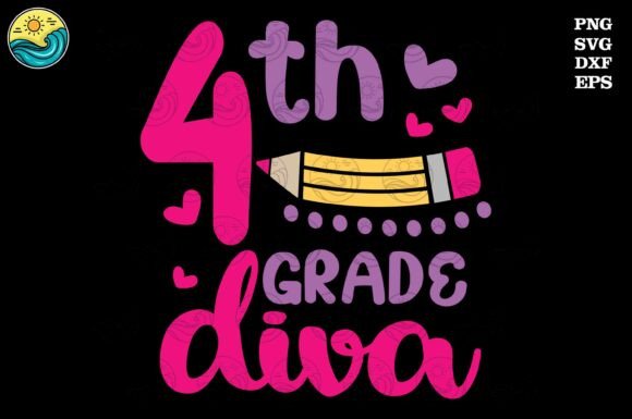 Embracing Creativity with 4th Grade Diva SVG and Back to School SVG Designs