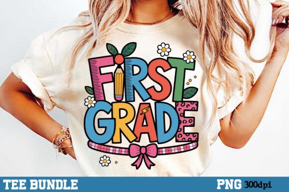 First Grade Back to School Shirt PNG: A Versatile Design for Creative and Practical Use
