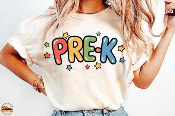 Pre-K Kinder Garten Back to School PNG Design