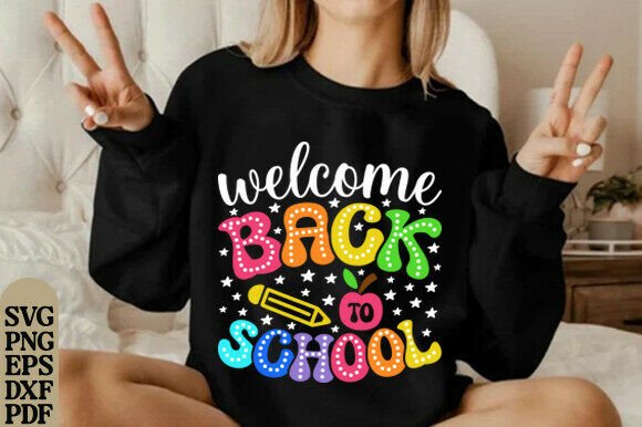 Welcome Back to School SVG and 1st Day SVG